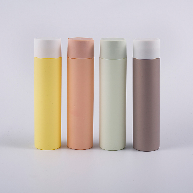 Flerfärgad Soft Touch Round Shape 250ml rengöringsflaska med disklock