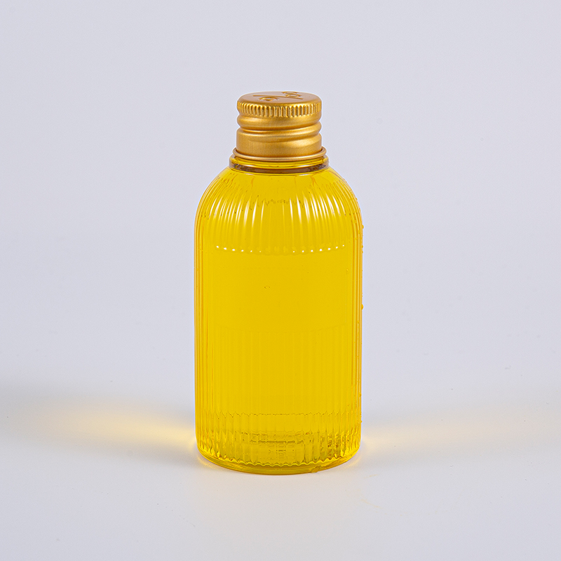 Hållbarhet 80 ml PET-plastflaska med aluminiumförslutning