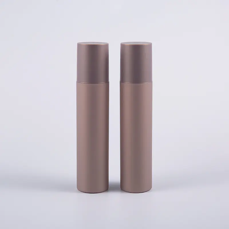 Flerfärgad Soft Touch Round Shape 250ml rengöringsflaska med plastpump 