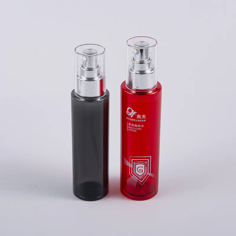 Bärbar behållare designad 120 ml rund rengöringstonerflaska Bärbar behållare designad 120 ml rund rengöringstonerflaska