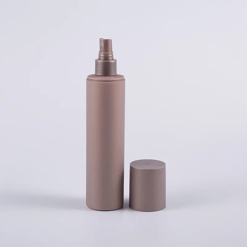 Flerfärgad Soft Touch Round Shape 250ml rengöringsflaska med plastpump Flerfärgad Soft Touch Round Shape 250ml rengöringsflaska med plastpump