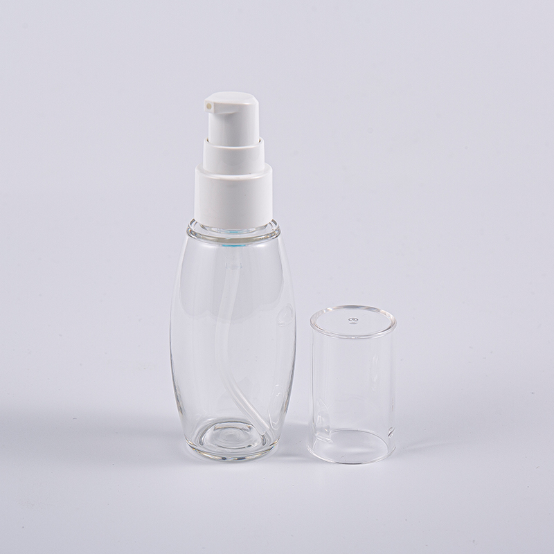 Resande Använd 50 ml PETG bollformad flaska med pump