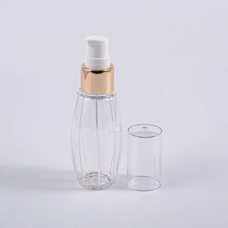 Resande Använd 50 ml PETG bollformad flaska med pump