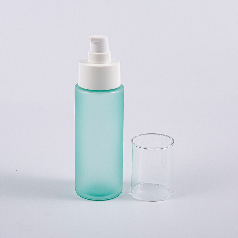 Runda 100 ml Frost PET-tonerflaskor för ansiktet