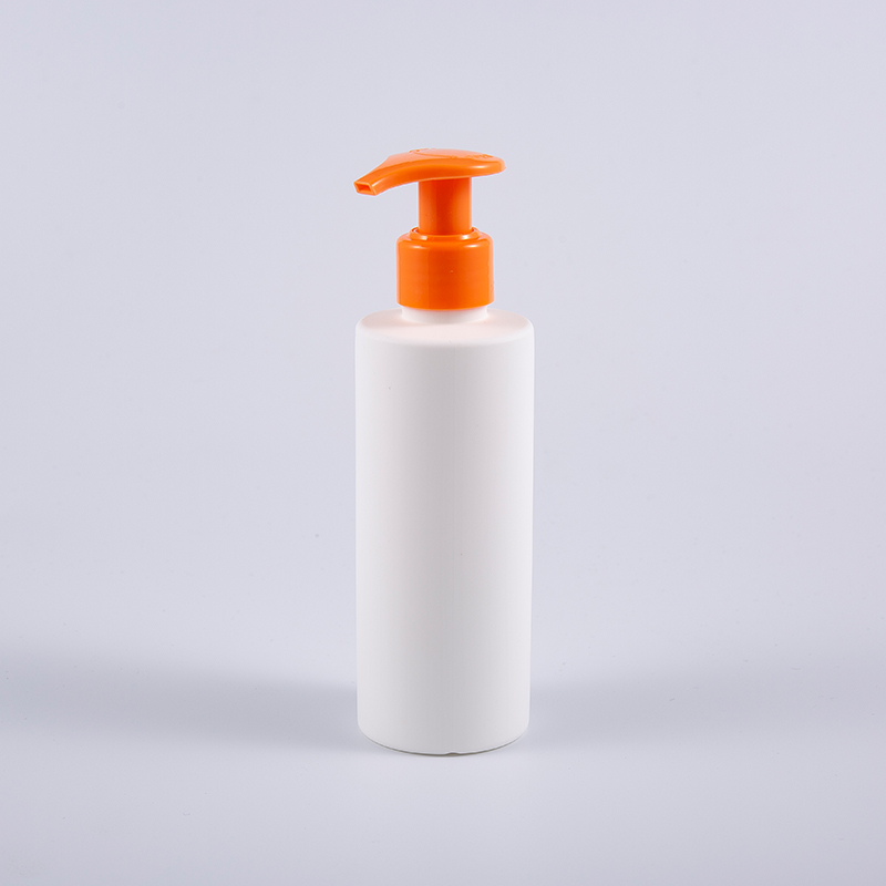 Frost White Round 200ml PE Hand Wash Pump Lotion rengöringsflaska Frost White Round 200ml PE Hand Wash Pump Lotion rengöringsflaska