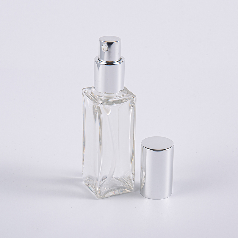 Resande Använd ansiktskrämer 30ml PETG Square Lotion Bottle 