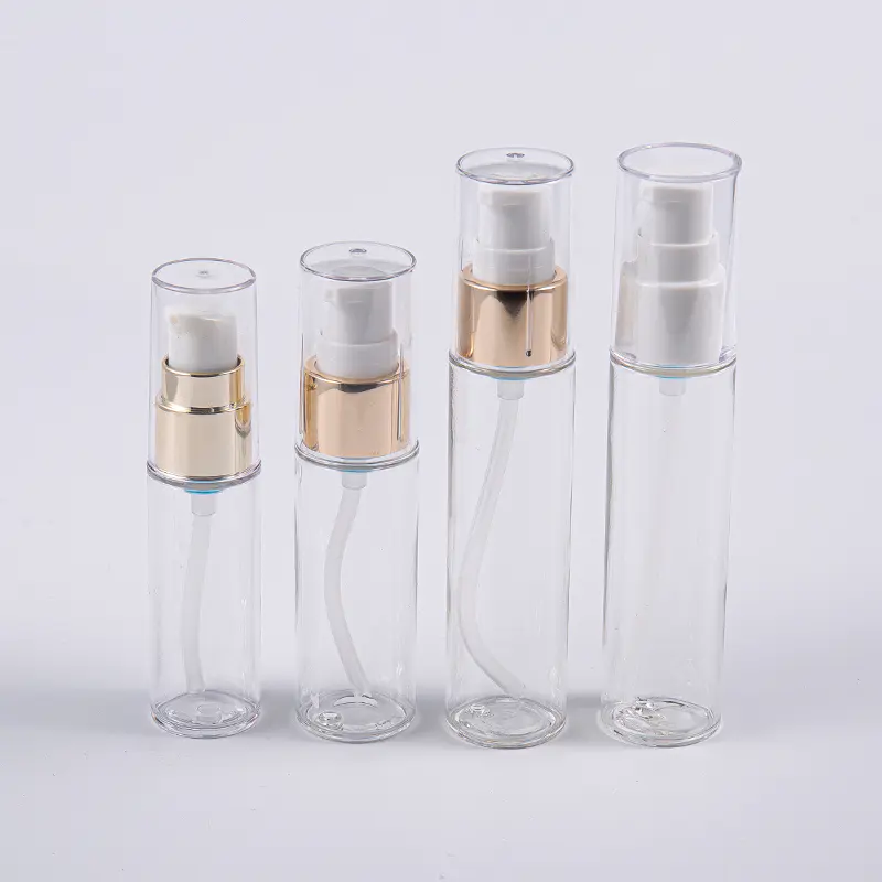 Resande Använd 20ml 30ml 40ml Slim PETG Lotionflaska med pump