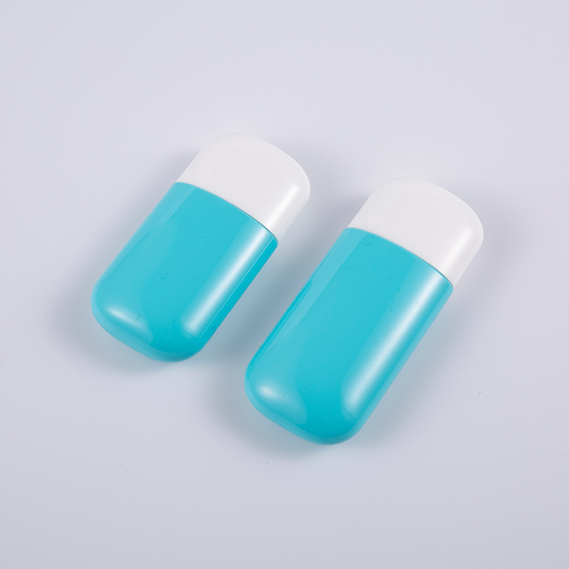 30 ml & 50 ml blå PE solskyddsflaska med UV-skydd