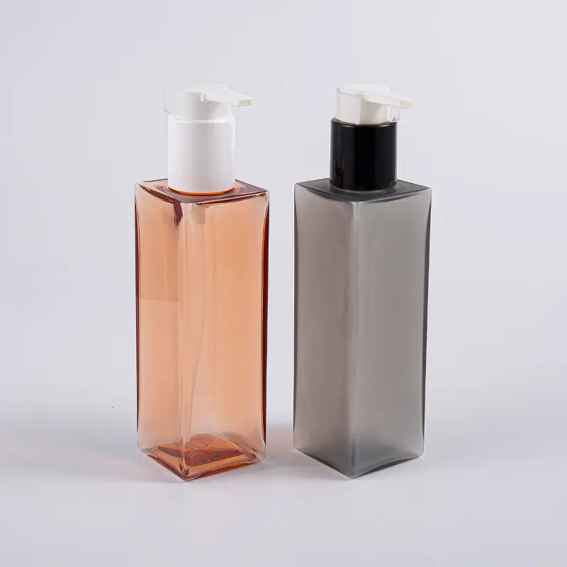 Personlig vård 150ml Square Shape PETG Lotion Pumpflaska