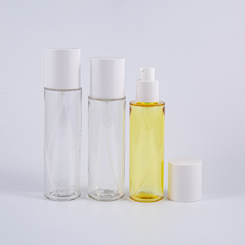 Personlig vård 130ml 170ml 200ml Rund Form Petg Lotion Pumpflaska