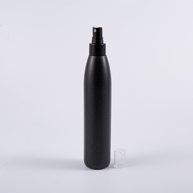 100ml & 250ml PE-flaska – Svart med pärlfinish plastpumppump