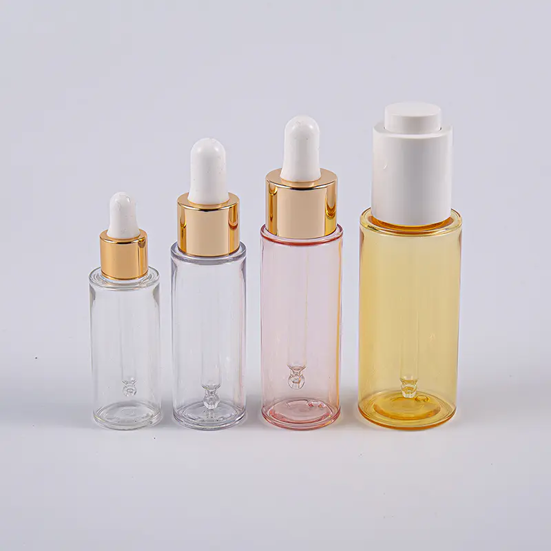 Användning på resande fot 10 ml 20 ml 30 ml 50 ml smal PETG Lotionflaska med pump