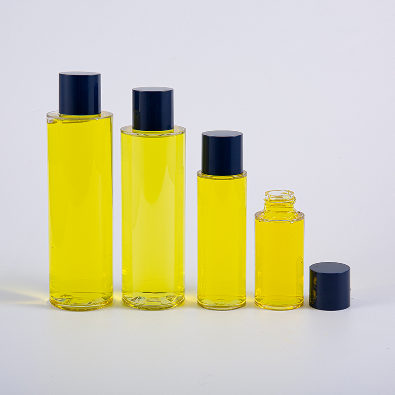 50 ml 100 ml 120 ml 130 ml 170 ml 200 ml PETG rund lotionflaska med rund skruvlock och små insatser