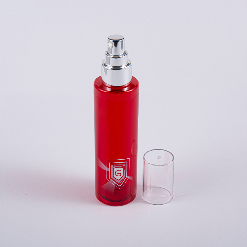 Bärbar behållare designad 150 ml rund rengöringstonerflaska