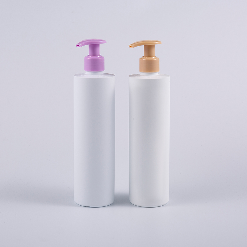 Round Shape 360ml Dispensing Cleansing Shampoo Body Washes Flaskor