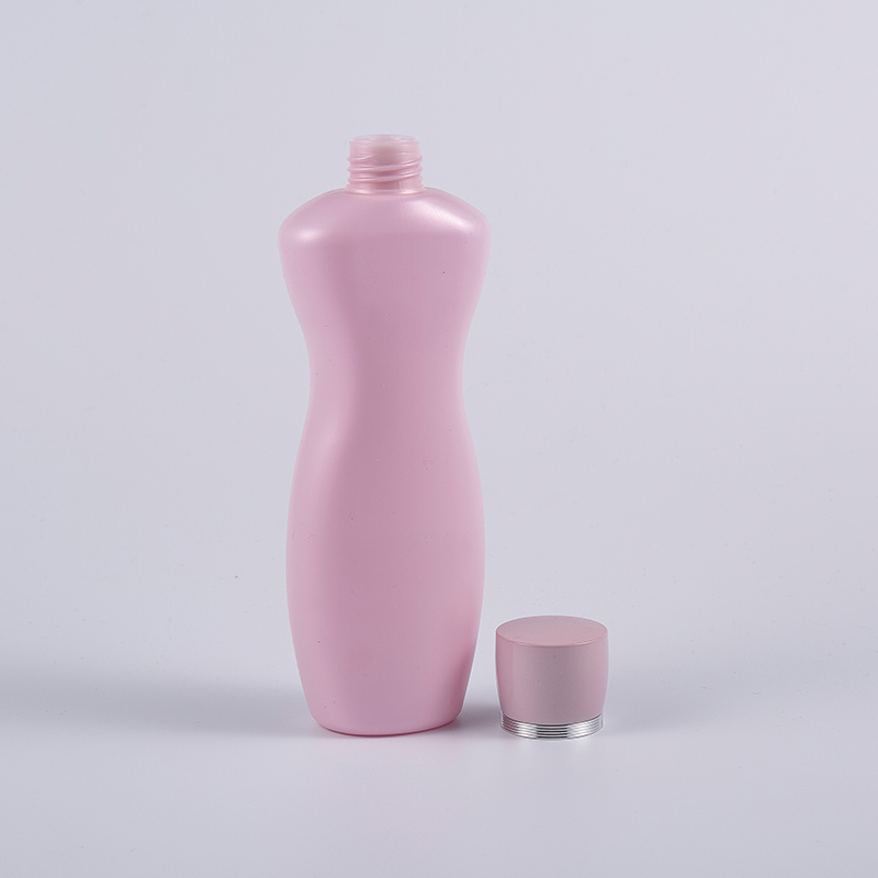 Rosa Lila Färg Ergonomisk form 200ml PE Body Lotion Badtvättflaska