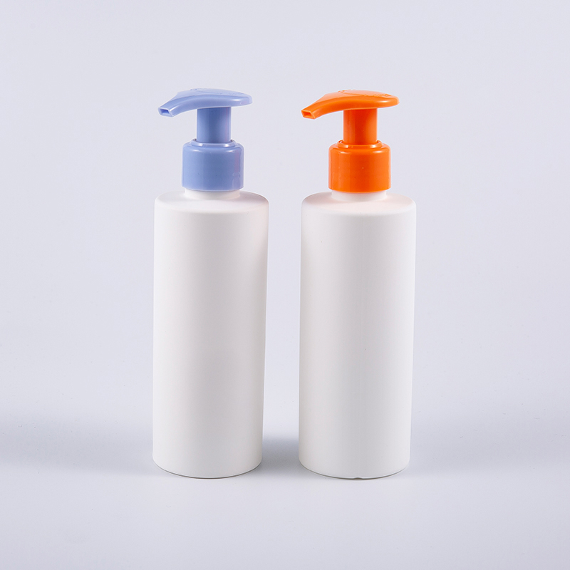 Frost White Round 200ml PE Hand Wash Pump Lotion rengöringsflaska